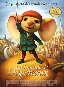 Affiche de La Légende de Despereaux, film à voir en streaming sur Pygargue