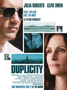 Affiche de Duplicity, film à voir en streaming sur Pygargue