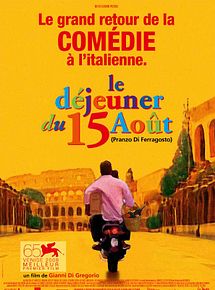 Affiche de Le Déjeuner du 15 août, film à voir en streaming sur Pygargue