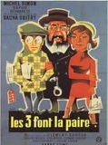 Affiche de Les Trois font la paire, film à voir en streaming sur Pygargue