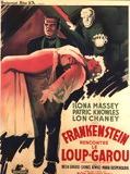 Affiche de Frankenstein rencontre le Loup-garou, film à voir en streaming sur Pygargue