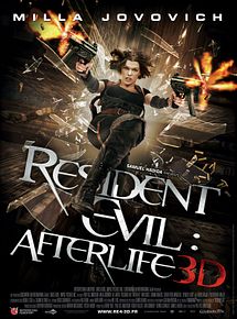 Affiche de Resident Evil : Afterlife 3D, film à voir en streaming sur Pygargue