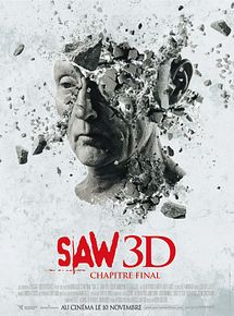 Affiche de Saw 3D, film à voir en streaming sur Pygargue