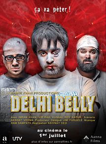 Affiche de Delhi Belly, film à voir en streaming sur Pygargue