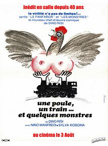 Affiche de Une Poule, un train et quelques monstres, film à voir en streaming sur Pygargue