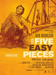 Affiche de Cinq pièces faciles, film à voir en streaming sur Pygargue