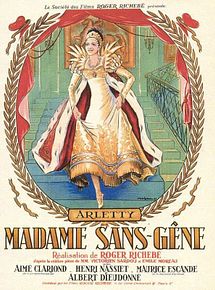 Affiche de Madame sans-gêne, film à voir en streaming sur Pygargue