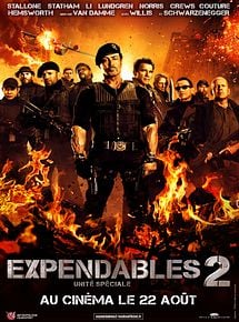 Affiche de Expendables 2: unité spéciale, film à voir en streaming sur Pygargue