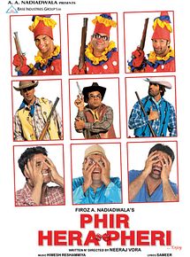 Affiche de Phir Hera Pheri, film à voir en streaming sur Pygargue