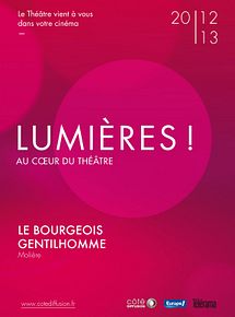 Affiche de Le bourgeois gentilhomme (Côté Diffusion), film à voir en streaming sur Pygargue