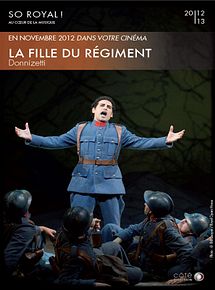 Affiche de La Fille du régiment (Côté Diffusion), film à voir en streaming sur Pygargue