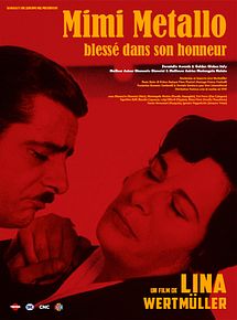Affiche de Mimi Metallo blessé dans son honneur, film à voir en streaming sur Pygargue