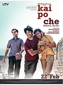 Affiche de Kai Po Che!, film à voir en streaming sur Pygargue