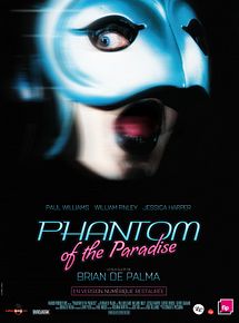 Affiche de Phantom of the paradise, film à voir en streaming sur Pygargue