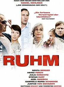 Affiche de Ruhm, film à voir en streaming sur Pygargue