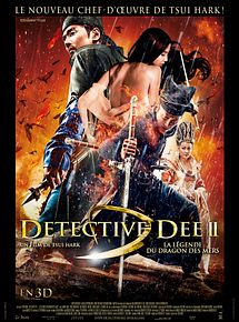 Affiche de Détective Dee II : La Légende du Dragon des Mers, film à voir en streaming sur Pygargue