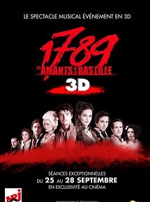 Affiche de 1789 : Les amants de la Bastille (Pathé Live), film à voir en streaming sur Pygargue