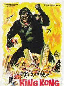 Affiche de King Kong, film à voir en streaming sur Pygargue
