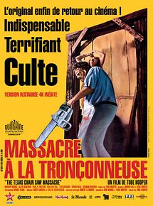 Affiche de Massacre à la tronçonneuse, film à voir en streaming sur Pygargue