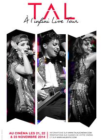 Affiche de Concert Tal - Infini Live Tour (Côté Diffusion), film à voir en streaming sur Pygargue