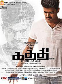 Affiche de Kaththi, film à voir en streaming sur Pygargue