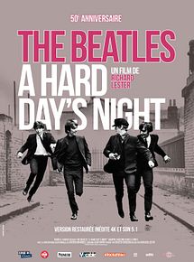 Affiche de A Hard Day’s night (Quatre garçons dans le vent), film à voir en streaming sur Pygargue
