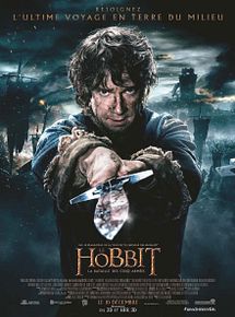 Affiche de Le Hobbit : la Bataille des Cinq Armées, film à voir en streaming sur Pygargue