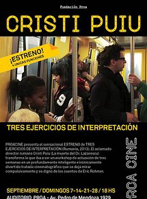Affiche de Trois exercices d'interprétation, film à voir en streaming sur Pygargue