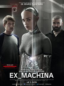 Affiche de Ex Machina, film à voir en streaming sur Pygargue
