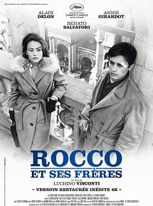 Affiche de Rocco et ses frères, film à voir en streaming sur Pygargue