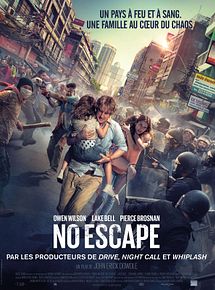 Affiche de No Escape, film à voir en streaming sur Pygargue