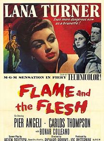 Affiche de Flame and the Flesh, film à voir en streaming sur Pygargue