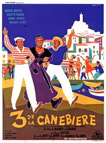 Affiche de Trois de la Canebière, film à voir en streaming sur Pygargue
