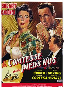 Affiche de La Comtesse aux pieds nus, film à voir en streaming sur Pygargue