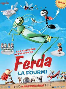 Affiche de Les Nouvelles aventures de Ferda la fourmi, film à voir en streaming sur Pygargue