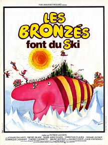 Affiche de Les Bronzés font du ski, film à voir en streaming sur Pygargue