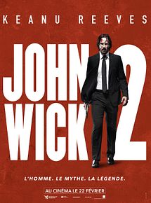 Affiche de John Wick 2, film à voir en streaming sur Pygargue