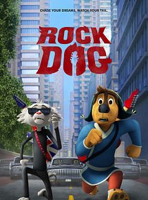 Affiche de Rock Dog, film à voir en streaming sur Pygargue