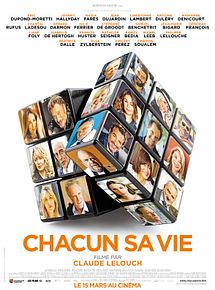 Affiche de Chacun sa vie, film à voir en streaming sur Pygargue