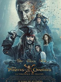 Affiche de Pirates des Caraïbes : la Vengeance de Salazar, film à voir en streaming sur Pygargue