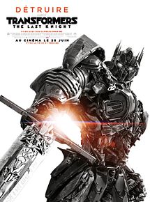 Affiche de Transformers: The Last Knight, film à voir en streaming sur Pygargue