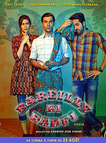 Affiche de Bareilly Ki Barfi, film à voir en streaming sur Pygargue