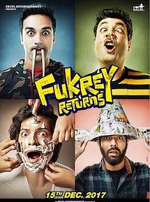Affiche de Fukrey Returns, film à voir en streaming sur Pygargue