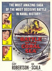 Affiche de Battle of the Coral Sea, film à voir en streaming sur Pygargue