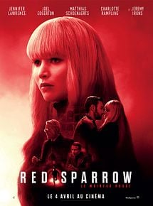 Affiche de Red Sparrow, film à voir en streaming sur Pygargue