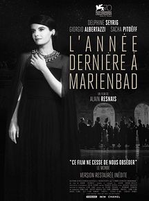 Affiche de L'Année dernière à Marienbad, film à voir en streaming sur Pygargue