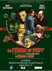 Affiche de La Femme en vert, film à voir en streaming sur Pygargue