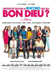Affiche de Qu'est-ce qu'on a encore fait au Bon Dieu?, film à voir en streaming sur Pygargue