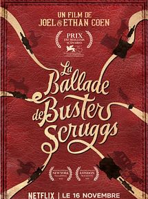 Affiche de La Ballade de Buster Scruggs, film à voir en streaming sur Pygargue