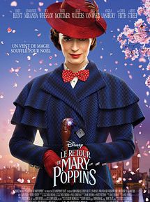 Affiche de Le Retour de Mary Poppins, film à voir en streaming sur Pygargue